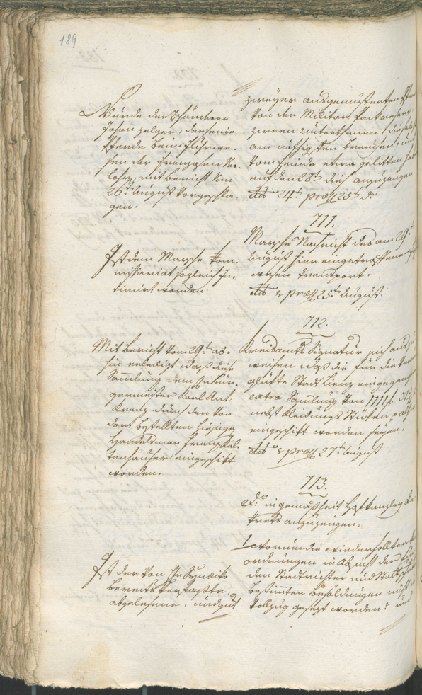 Civic Archives of Bozen-Bolzano - BOhisto Ratsprotokoll 1798 