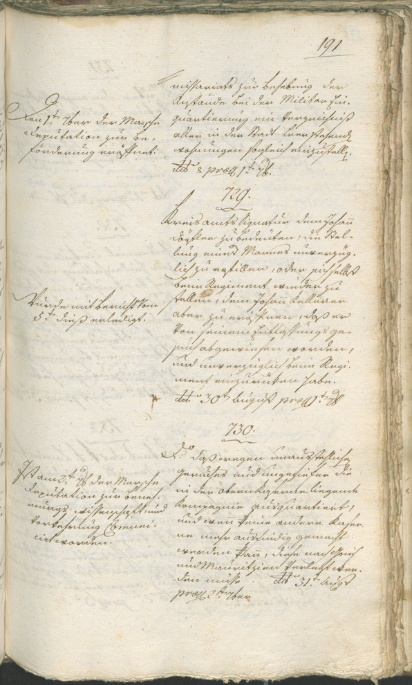 Civic Archives of Bozen-Bolzano - BOhisto Ratsprotokoll 1798 