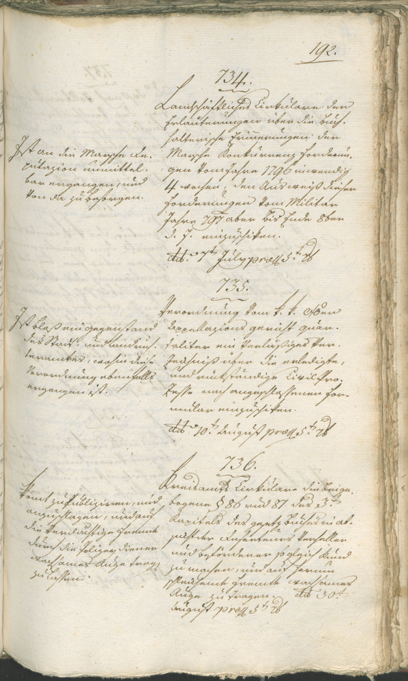 Civic Archives of Bozen-Bolzano - BOhisto Ratsprotokoll 1798 