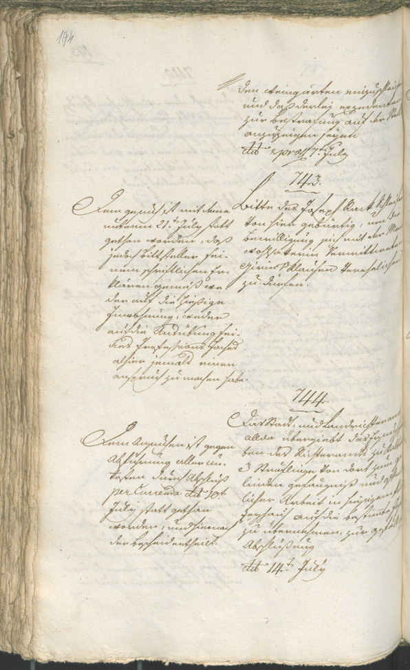 Civic Archives of Bozen-Bolzano - BOhisto Ratsprotokoll 1798 