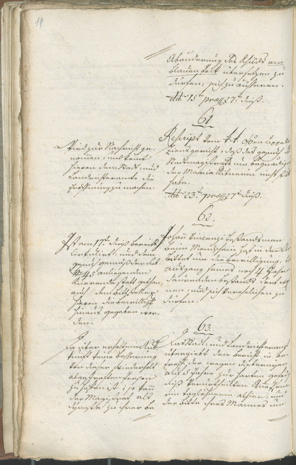 Civic Archives of Bozen-Bolzano - BOhisto Ratsprotokoll 1798 