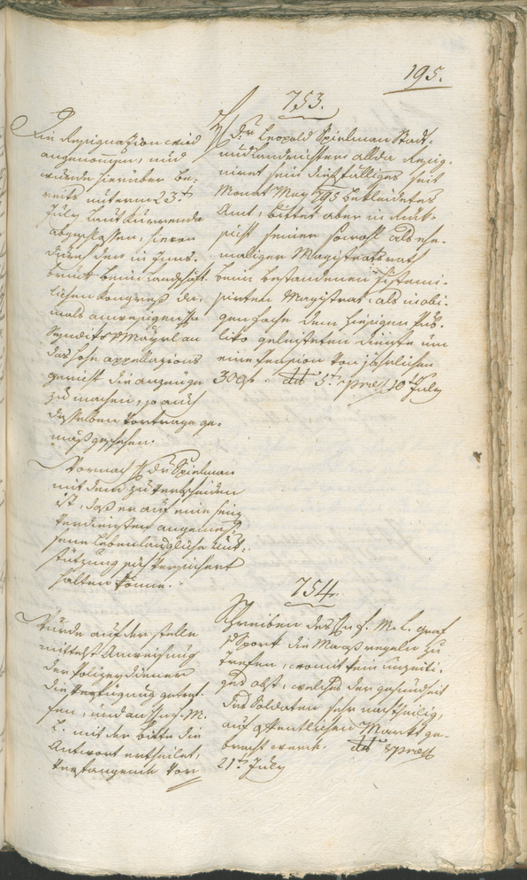 Civic Archives of Bozen-Bolzano - BOhisto Ratsprotokoll 1798 