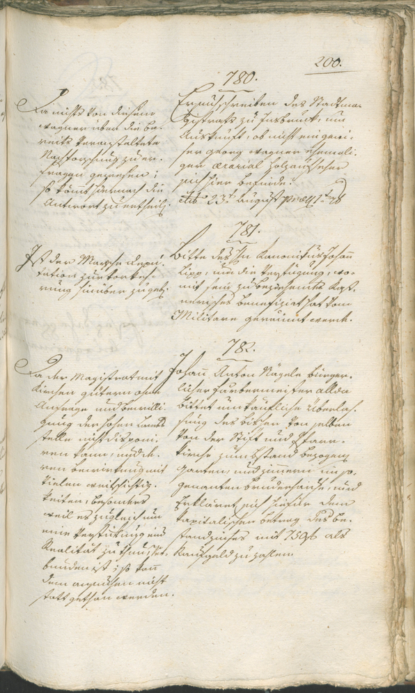 Civic Archives of Bozen-Bolzano - BOhisto Ratsprotokoll 1798 