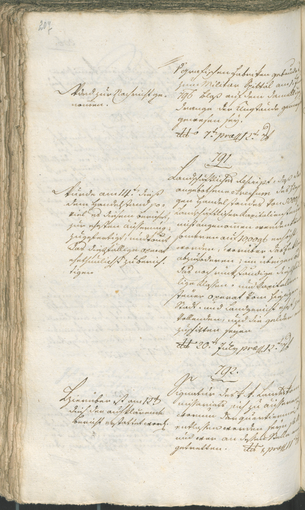 Civic Archives of Bozen-Bolzano - BOhisto Ratsprotokoll 1798 