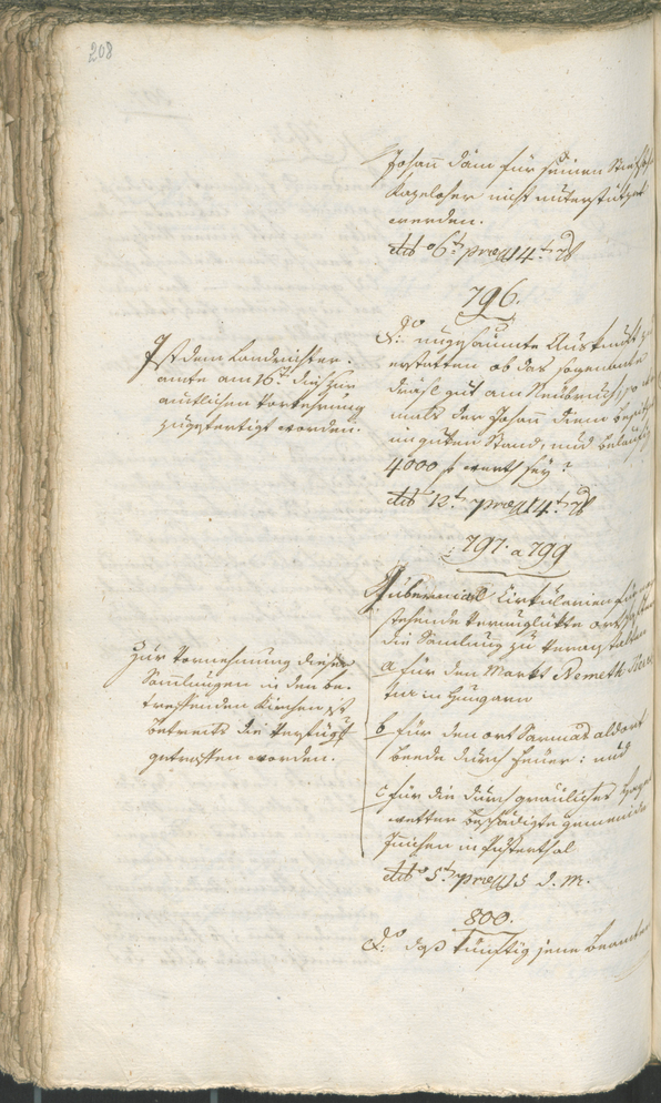 Civic Archives of Bozen-Bolzano - BOhisto Ratsprotokoll 1798 