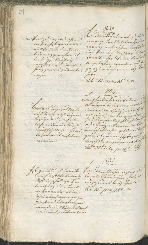 Archivio Storico della Città di Bolzano - BOhisto protocollo consiliare 1798 