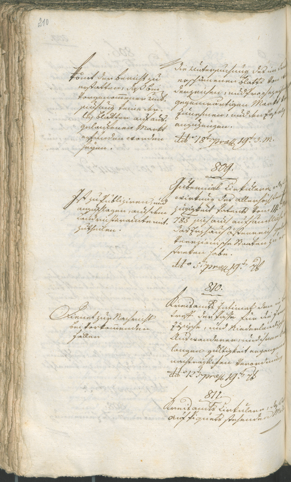 Civic Archives of Bozen-Bolzano - BOhisto Ratsprotokoll 1798 