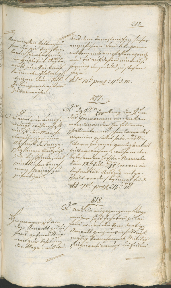 Civic Archives of Bozen-Bolzano - BOhisto Ratsprotokoll 1798 