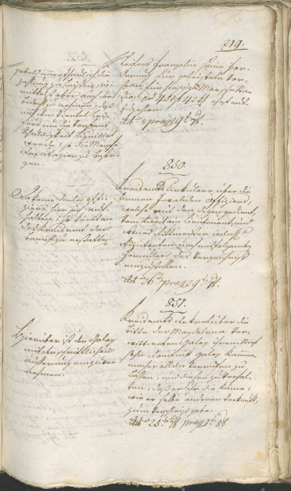 Civic Archives of Bozen-Bolzano - BOhisto Ratsprotokoll 1798 