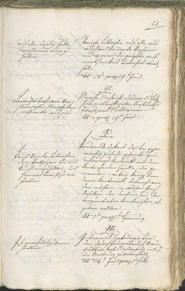 Civic Archives of Bozen-Bolzano - BOhisto Ratsprotokoll 1798 