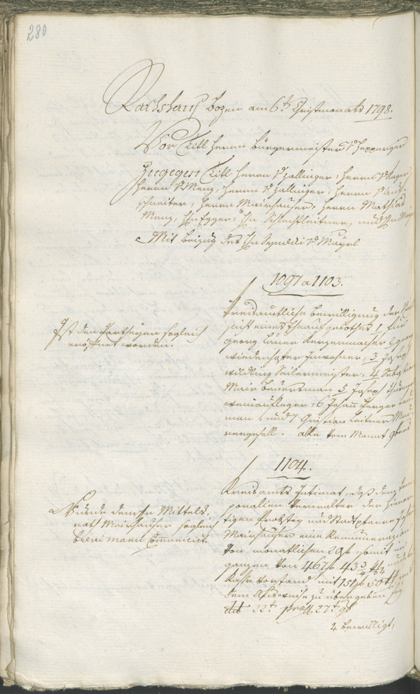 Civic Archives of Bozen-Bolzano - BOhisto Ratsprotokoll 1798 