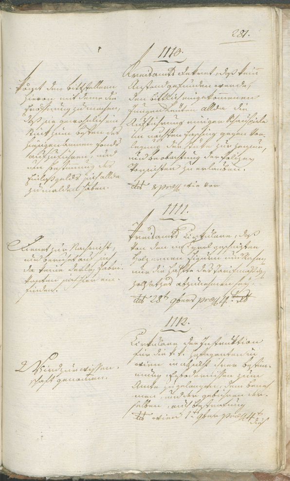 Civic Archives of Bozen-Bolzano - BOhisto Ratsprotokoll 1798 