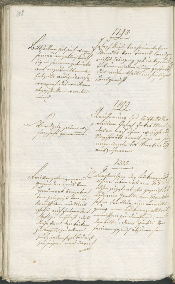 Civic Archives of Bozen-Bolzano - BOhisto Ratsprotokoll 1798 