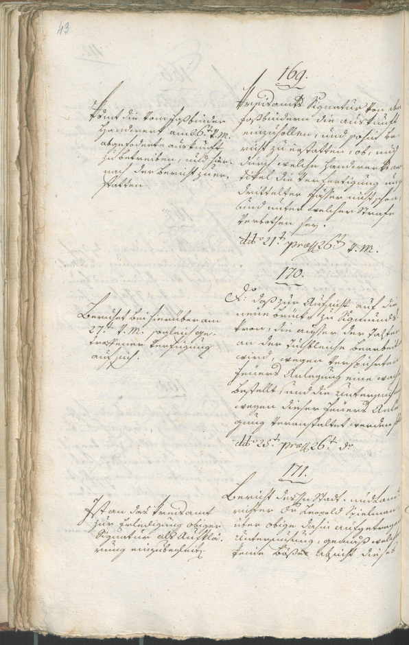 Civic Archives of Bozen-Bolzano - BOhisto Ratsprotokoll 1798 