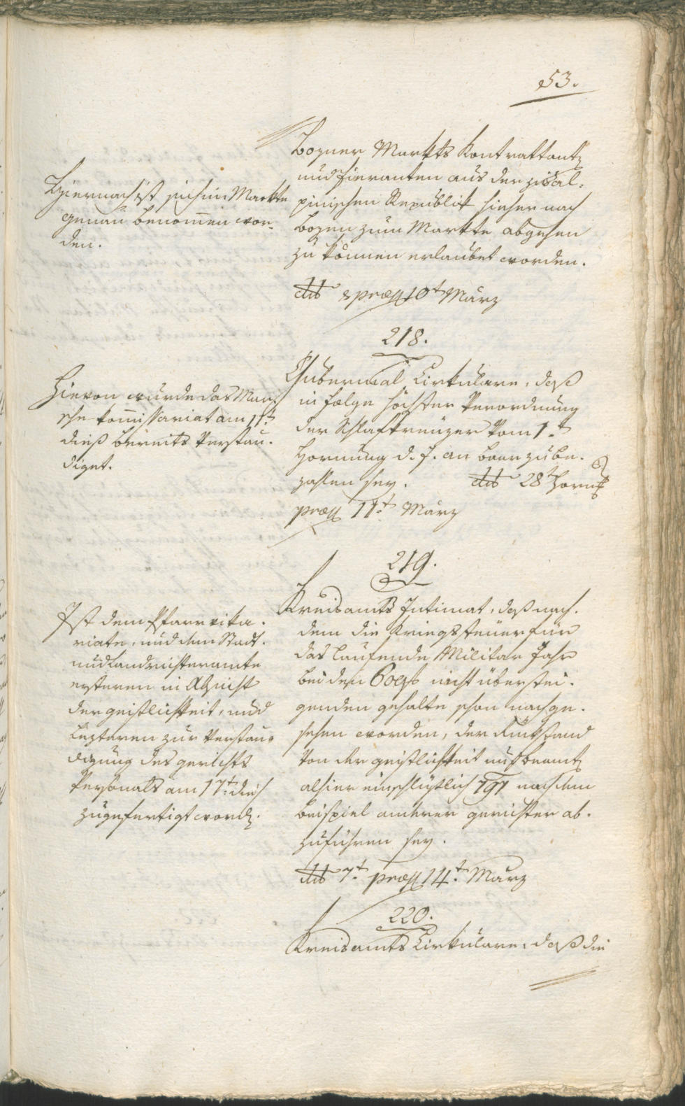 Civic Archives of Bozen-Bolzano - BOhisto Ratsprotokoll 1798 