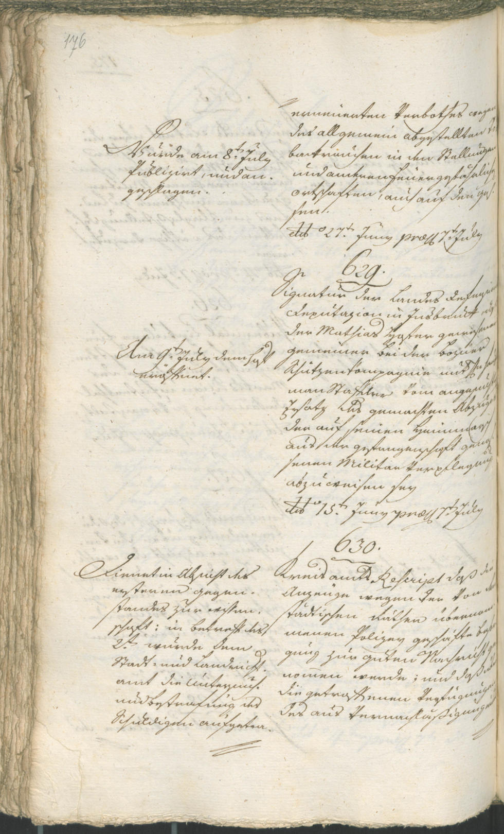 Stadtarchiv Bozen - BOhisto Ratsprotokoll 1798 