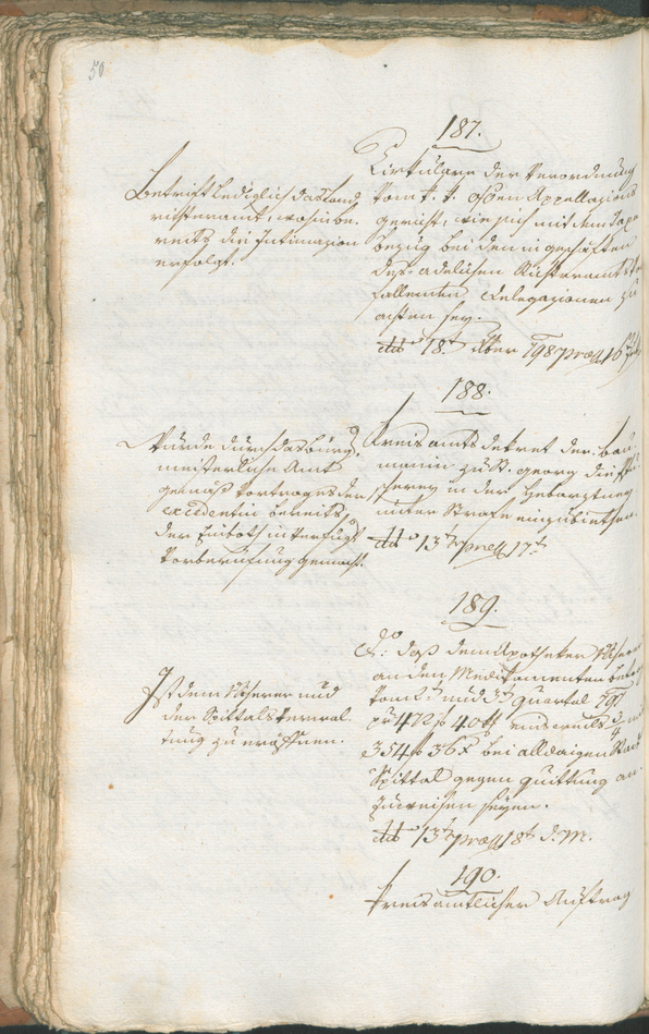 Civic Archives of Bozen-Bolzano - BOhisto Ratsprotokoll 1799 