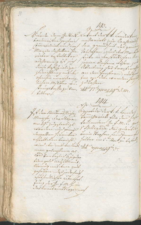 Civic Archives of Bozen-Bolzano - BOhisto Ratsprotokoll 1799 