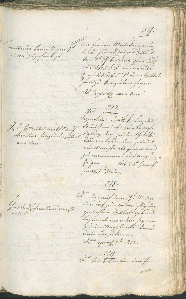 Civic Archives of Bozen-Bolzano - BOhisto Ratsprotokoll 1799 