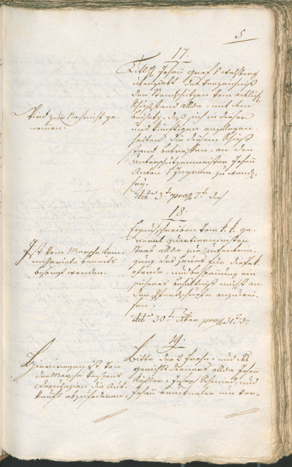 Civic Archives of Bozen-Bolzano - BOhisto Ratsprotokoll 1799 