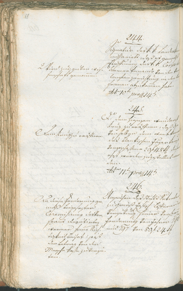 Civic Archives of Bozen-Bolzano - BOhisto Ratsprotokoll 1799 