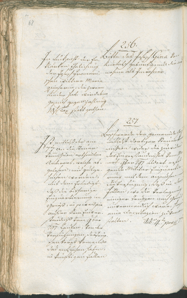 Civic Archives of Bozen-Bolzano - BOhisto Ratsprotokoll 1799 