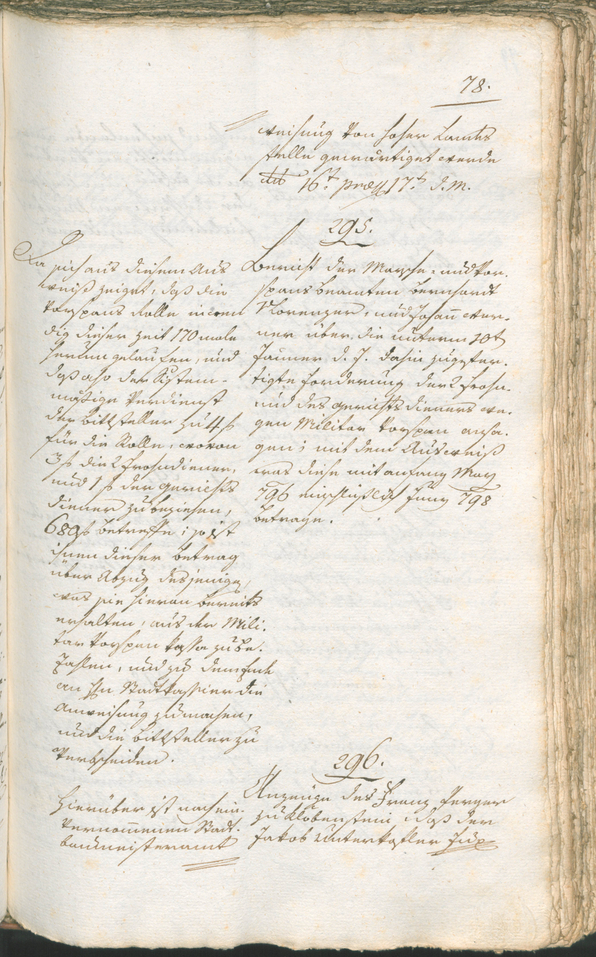 Civic Archives of Bozen-Bolzano - BOhisto Ratsprotokoll 1799 