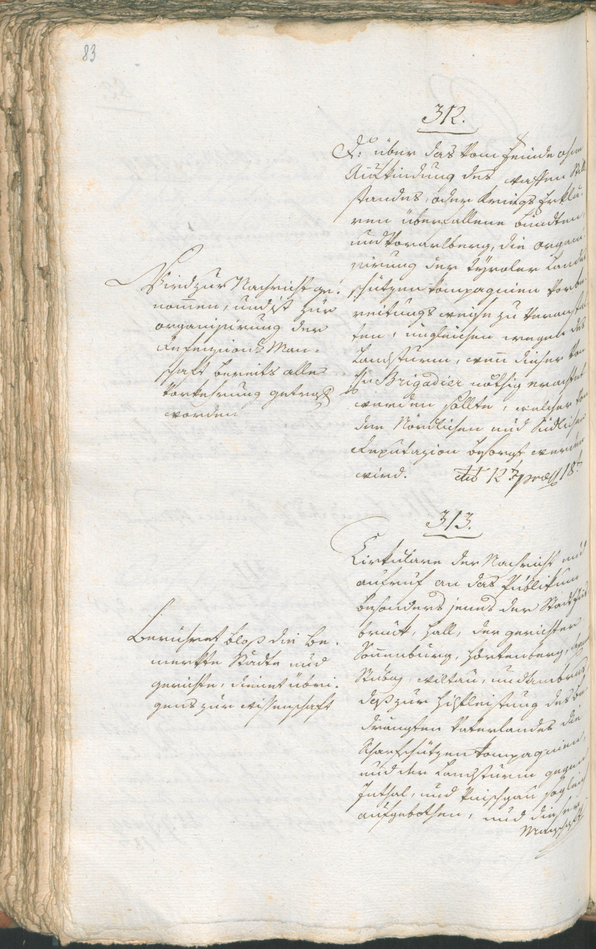 Civic Archives of Bozen-Bolzano - BOhisto Ratsprotokoll 1799 