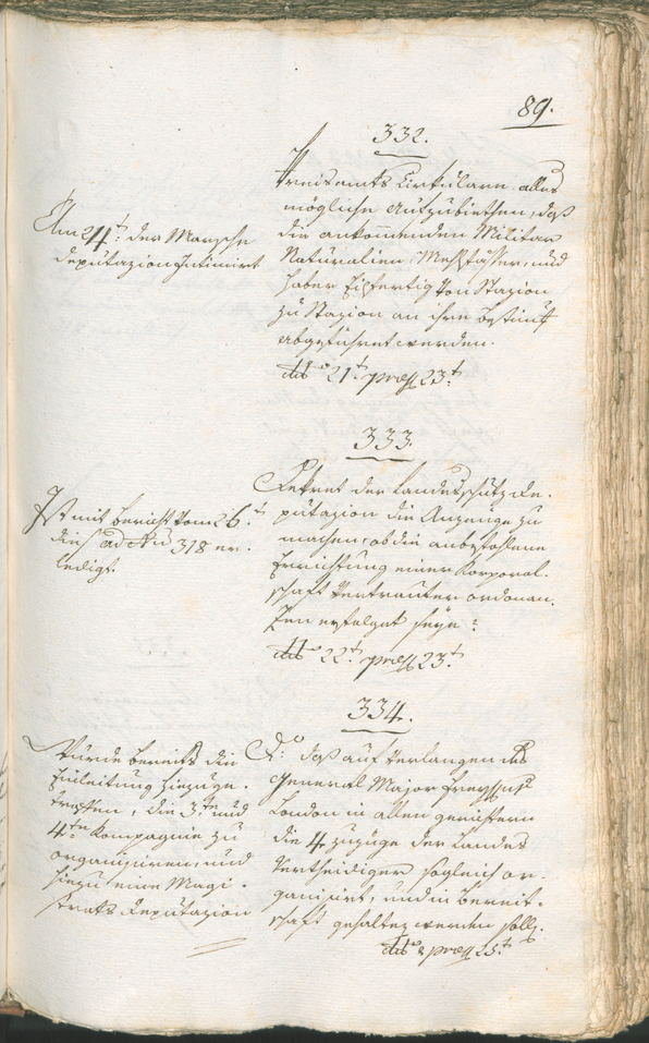 Civic Archives of Bozen-Bolzano - BOhisto Ratsprotokoll 1799 