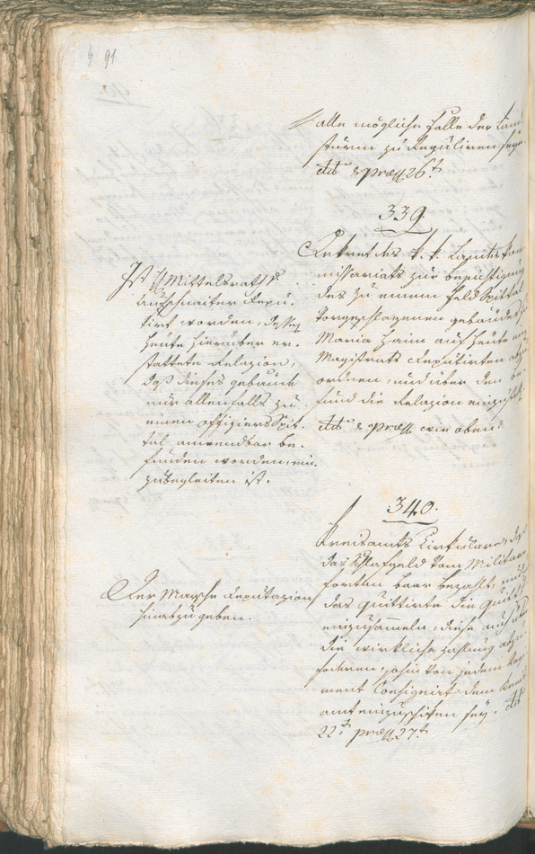 Civic Archives of Bozen-Bolzano - BOhisto Ratsprotokoll 1799 