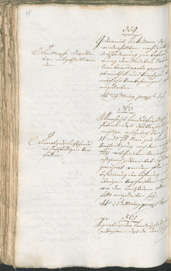 Civic Archives of Bozen-Bolzano - BOhisto Ratsprotokoll 1799 