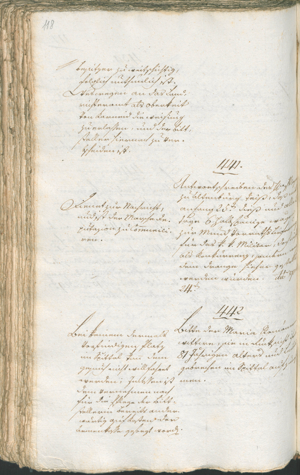 Civic Archives of Bozen-Bolzano - BOhisto Ratsprotokoll 1799 