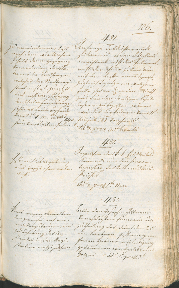 Stadtarchiv Bozen - BOhisto Ratsprotokoll 1799 