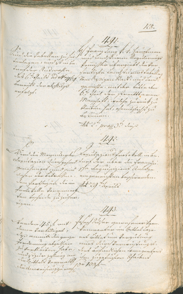 Civic Archives of Bozen-Bolzano - BOhisto Ratsprotokoll 1799 