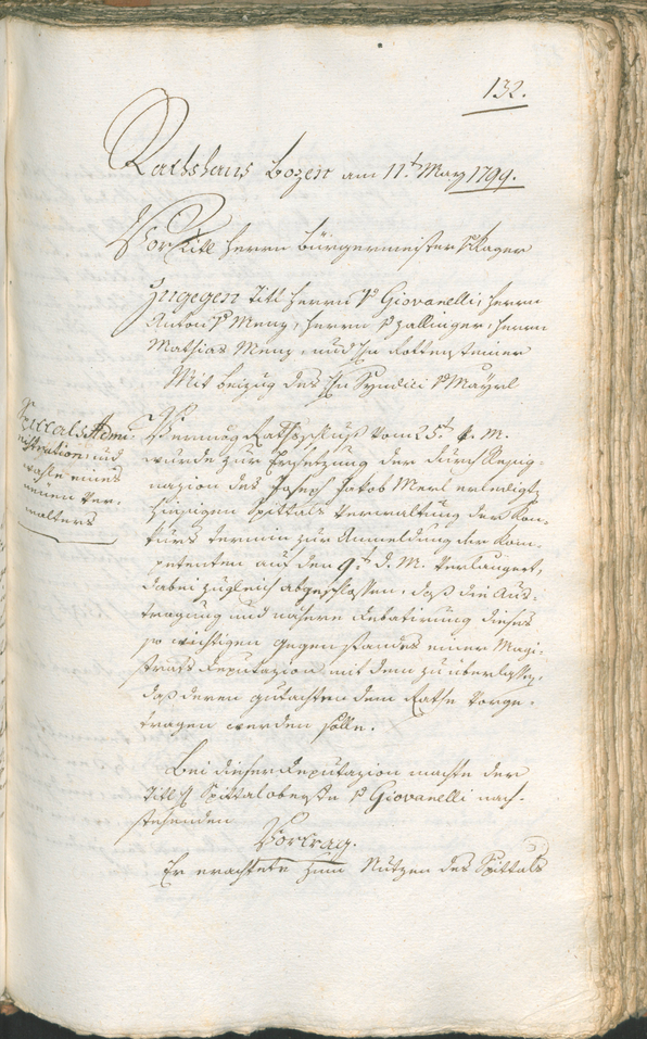 Civic Archives of Bozen-Bolzano - BOhisto Ratsprotokoll 1799 