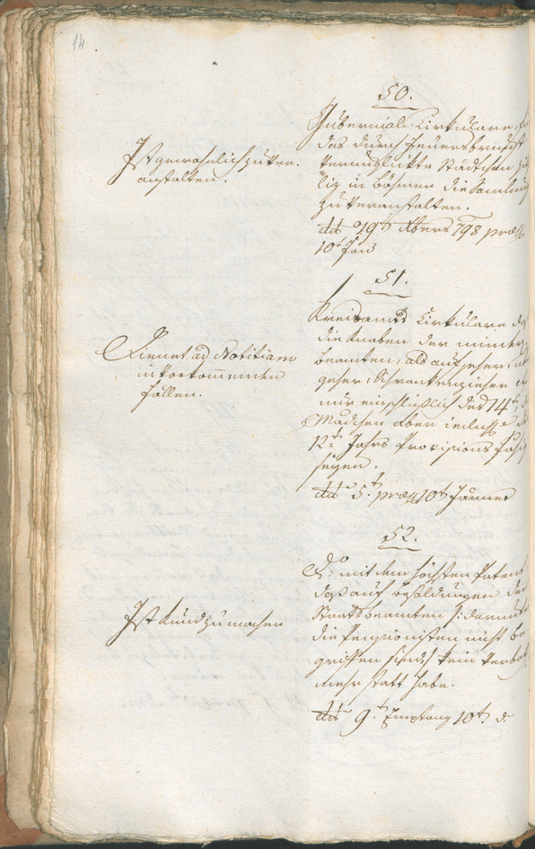 Civic Archives of Bozen-Bolzano - BOhisto Ratsprotokoll 1799 