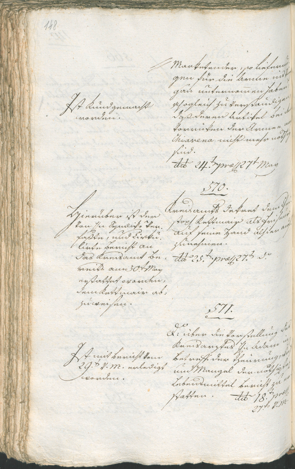 Civic Archives of Bozen-Bolzano - BOhisto Ratsprotokoll 1799 