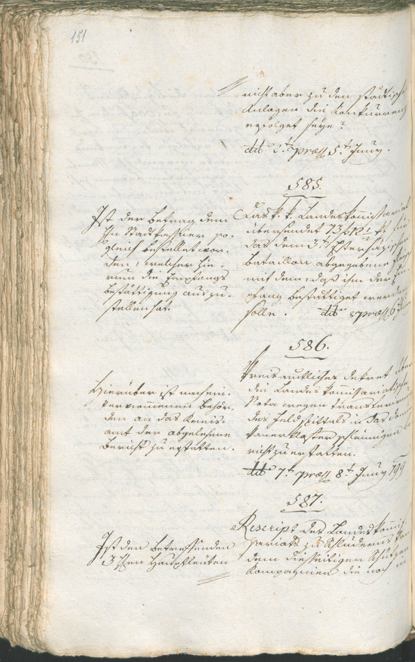 Civic Archives of Bozen-Bolzano - BOhisto Ratsprotokoll 1799 