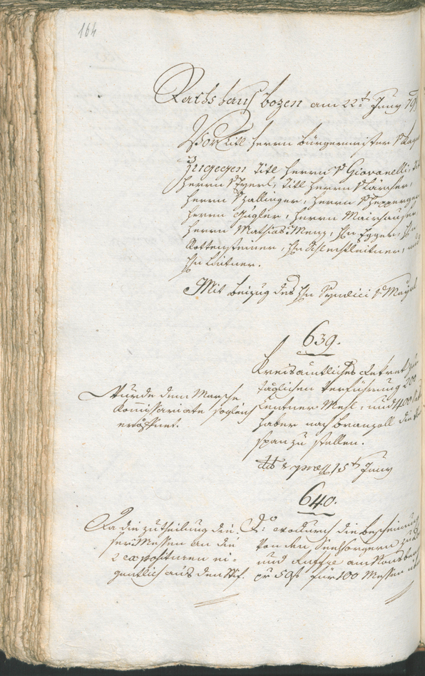 Civic Archives of Bozen-Bolzano - BOhisto Ratsprotokoll 1799 