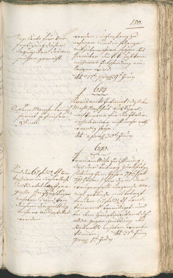 Civic Archives of Bozen-Bolzano - BOhisto Ratsprotokoll 1799 