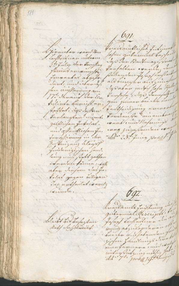 Civic Archives of Bozen-Bolzano - BOhisto Ratsprotokoll 1799 