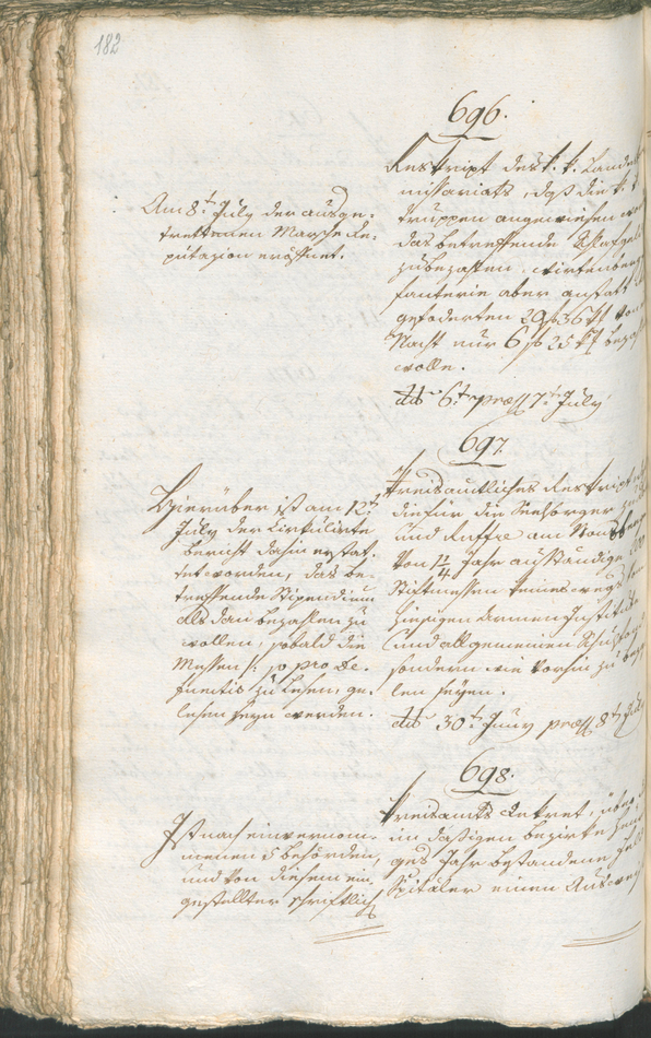 Civic Archives of Bozen-Bolzano - BOhisto Ratsprotokoll 1799 