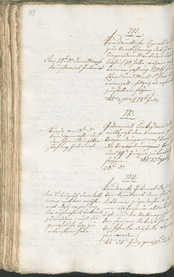 Civic Archives of Bozen-Bolzano - BOhisto Ratsprotokoll 1799 