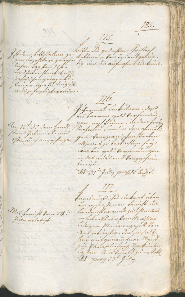 Civic Archives of Bozen-Bolzano - BOhisto Ratsprotokoll 1799 