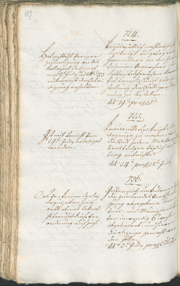 Civic Archives of Bozen-Bolzano - BOhisto Ratsprotokoll 1799 