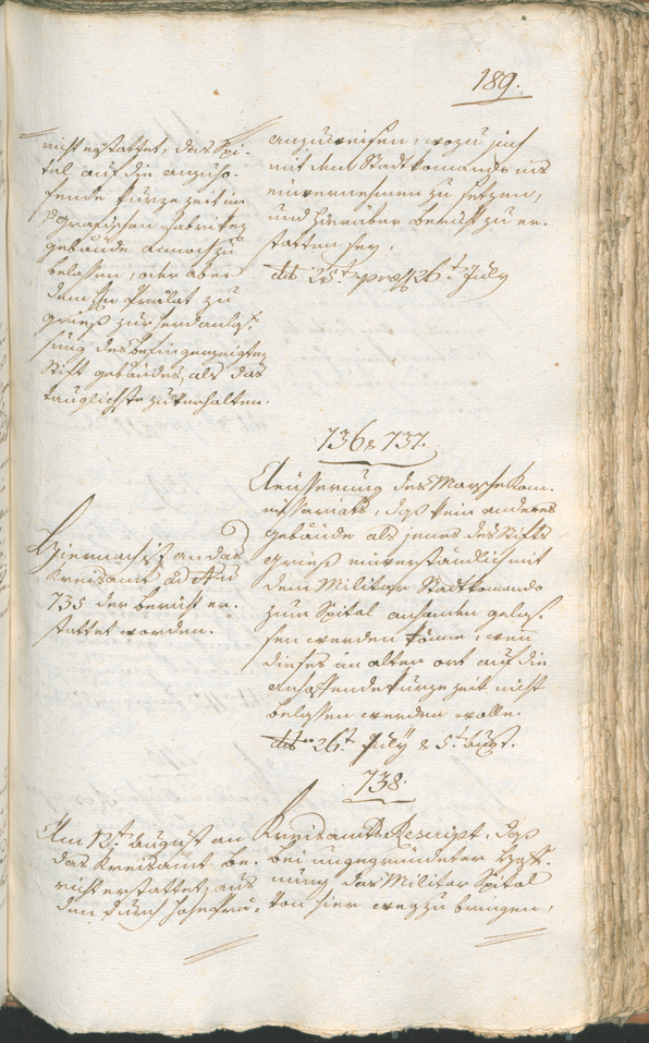 Civic Archives of Bozen-Bolzano - BOhisto Ratsprotokoll 1799 