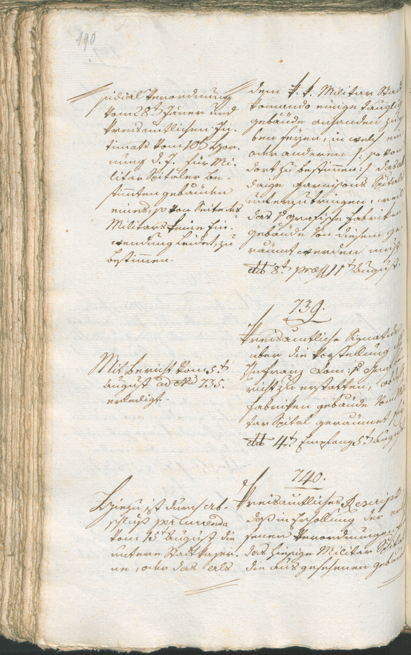 Civic Archives of Bozen-Bolzano - BOhisto Ratsprotokoll 1799 