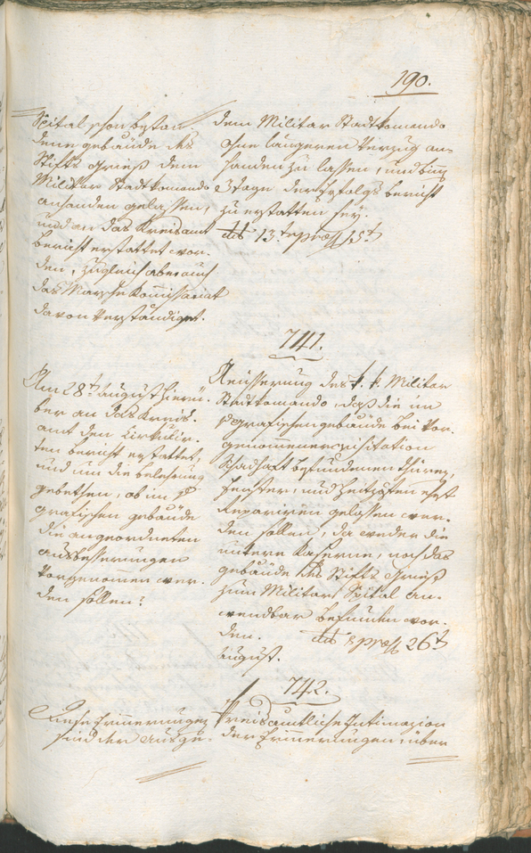 Civic Archives of Bozen-Bolzano - BOhisto Ratsprotokoll 1799 