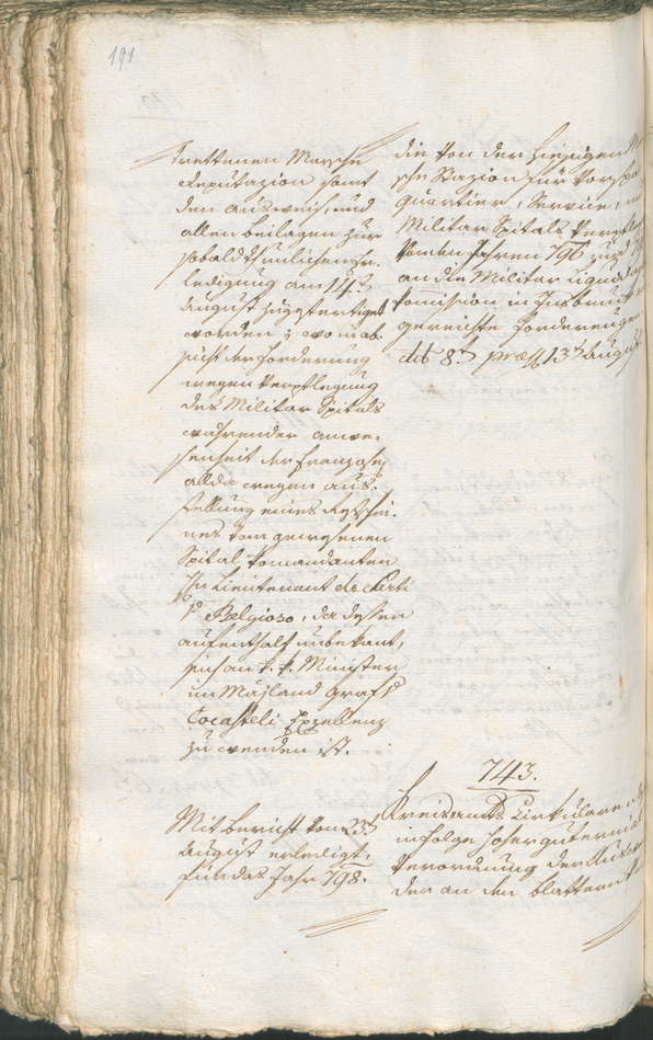 Civic Archives of Bozen-Bolzano - BOhisto Ratsprotokoll 1799 