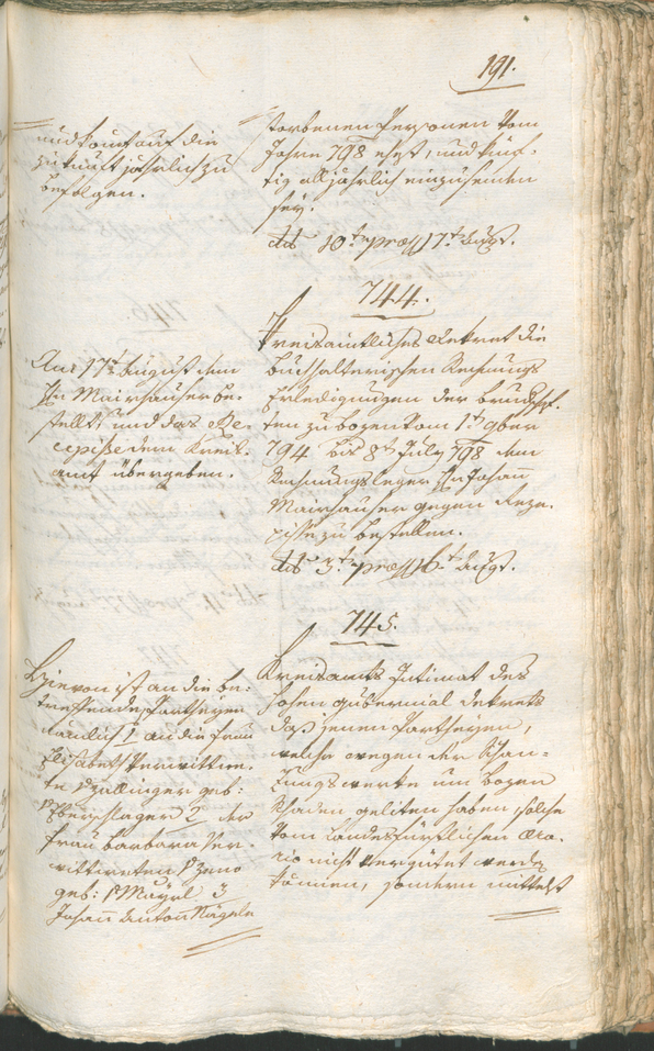 Civic Archives of Bozen-Bolzano - BOhisto Ratsprotokoll 1799 